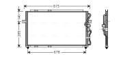 KA5014 Kondenzátor, klimatizace AVA QUALITY COOLING