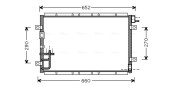 KA5030 Kondenzátor, klimatizace AVA QUALITY COOLING