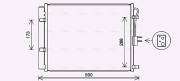 KA5286D Kondenzátor, klimatizace AVA QUALITY COOLING