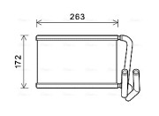 KA6169 Výměník tepla, vnitřní vytápění AVA QUALITY COOLING