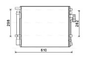 KAA5149D Kondenzátor, klimatizace AVA QUALITY COOLING