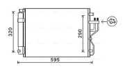 KAA5151D Kondenzátor, klimatizace AVA QUALITY COOLING