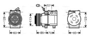 KAAK137 Kompresor, klimatizace AVA QUALITY COOLING