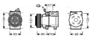 KAAK205 Kompresor, klimatizace AVA QUALITY COOLING