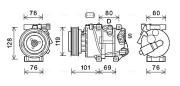 KAAK279 Kompresor, klimatizace AVA QUALITY COOLING