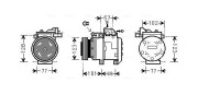 KAK146 Kompresor, klimatizace AVA QUALITY COOLING