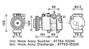 KAK275 Kompresor, klimatizace AVA QUALITY COOLING