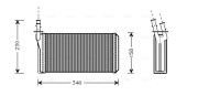 LC6074 Výměník tepla, vnitřní vytápění AVA QUALITY COOLING