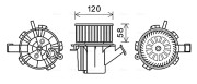 MC8018 vnitřní ventilátor AVA QUALITY COOLING