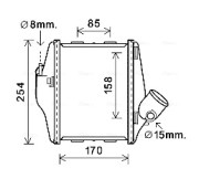 MCA4016 Chladič turba AVA QUALITY COOLING