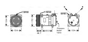 MNK048 Kompresor, klimatizace AVA QUALITY COOLING