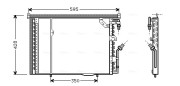 MS5195 Kondenzátor, klimatizace AVA QUALITY COOLING