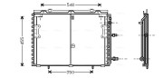 MS5221 Kondenzátor, klimatizace AVA QUALITY COOLING