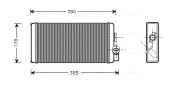 MS6188 Výměník tepla, vnitřní vytápění AVA QUALITY COOLING