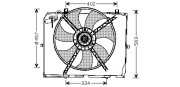 MS7503 Větrák, chlazení motoru AVA QUALITY COOLING