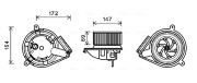 MS8616 vnitřní ventilátor AVA QUALITY COOLING