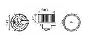 MS8620 vnitřní ventilátor AVA QUALITY COOLING