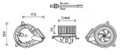 MS8627 Elektromotor, vnitřní ventilátor AVA QUALITY COOLING