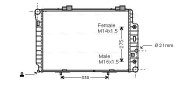 MSA2174 Chladič, chlazení motoru AVA QUALITY COOLING