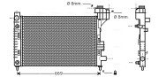 MSA2248 Chladič, chlazení motoru AVA QUALITY COOLING