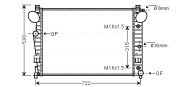 MSA2301 Chladič, chlazení motoru AVA QUALITY COOLING
