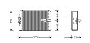 MSA6250 Výměník tepla, vnitřní vytápění AVA QUALITY COOLING