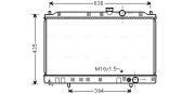 MT2064 Chladič, chlazení motoru AVA QUALITY COOLING