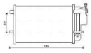 MZ5242D Kondenzátor, klimatizace AVA QUALITY COOLING