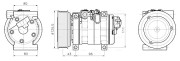 MZAK302 Kompresor, klimatizace AVA QUALITY COOLING