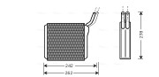 OL6205 Výměník tepla, vnitřní vytápění AVA QUALITY COOLING