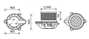 OL8624 vnitřní ventilátor AVA QUALITY COOLING