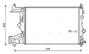OLA2487 Chladič, chlazení motoru AVA QUALITY COOLING