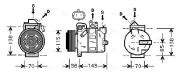 OLAK357 Kompresor, klimatizace AVA QUALITY COOLING