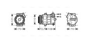 OLAK419 Kompresor, klimatizace AVA QUALITY COOLING