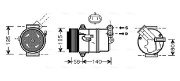 OLAK428 Kompresor, klimatizace AVA QUALITY COOLING