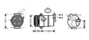 OLK446 Kompresor, klimatizace AVA QUALITY COOLING