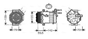 OLAK447 Kompresor, klimatizace AVA QUALITY COOLING