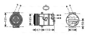 OLK494 Kompresor, klimatizace AVA QUALITY COOLING