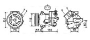 OLAK496 Kompresor, klimatizace AVA QUALITY COOLING