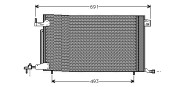 PE5186 Kondenzátor, klimatizace AVA QUALITY COOLING