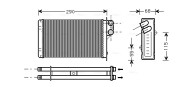 PE6172 Výměník tepla, vnitřní vytápění AVA QUALITY COOLING