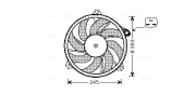 PE7525 Větrák, chlazení motoru AVA QUALITY COOLING