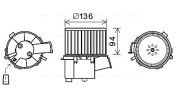 PE8377 vnitřní ventilátor AVA QUALITY COOLING