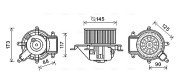 PE8390 vnitřní ventilátor AVA QUALITY COOLING