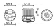 PE8392 vnitřní ventilátor AVA QUALITY COOLING