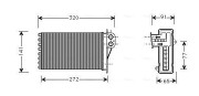 PEA6356 Výměník tepla, vnitřní vytápění AVA QUALITY COOLING