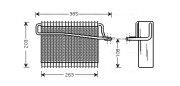 PEV039 Výparník, klimatizace AVA QUALITY COOLING