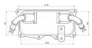 PR3101 Olejový chladič, motorový olej AVA QUALITY COOLING
