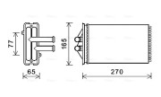 PRA6082 Výměník tepla, vnitřní vytápění AVA QUALITY COOLING