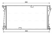 RT2490 Chladič, chlazení motoru AVA QUALITY COOLING